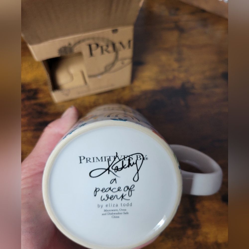 Primitives by Kathy Floral Choose Joy' Mug ceramic 20 oz - Picture 5 of 9